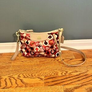 Coach Madison Graphic Op Art Crossbody